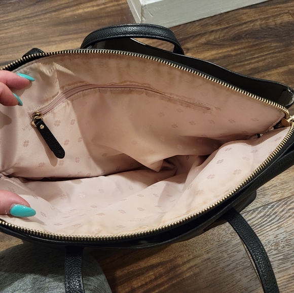 Michael Kors authentic Hamilton Traveler large leather zip satchel - Picture 3 of 5